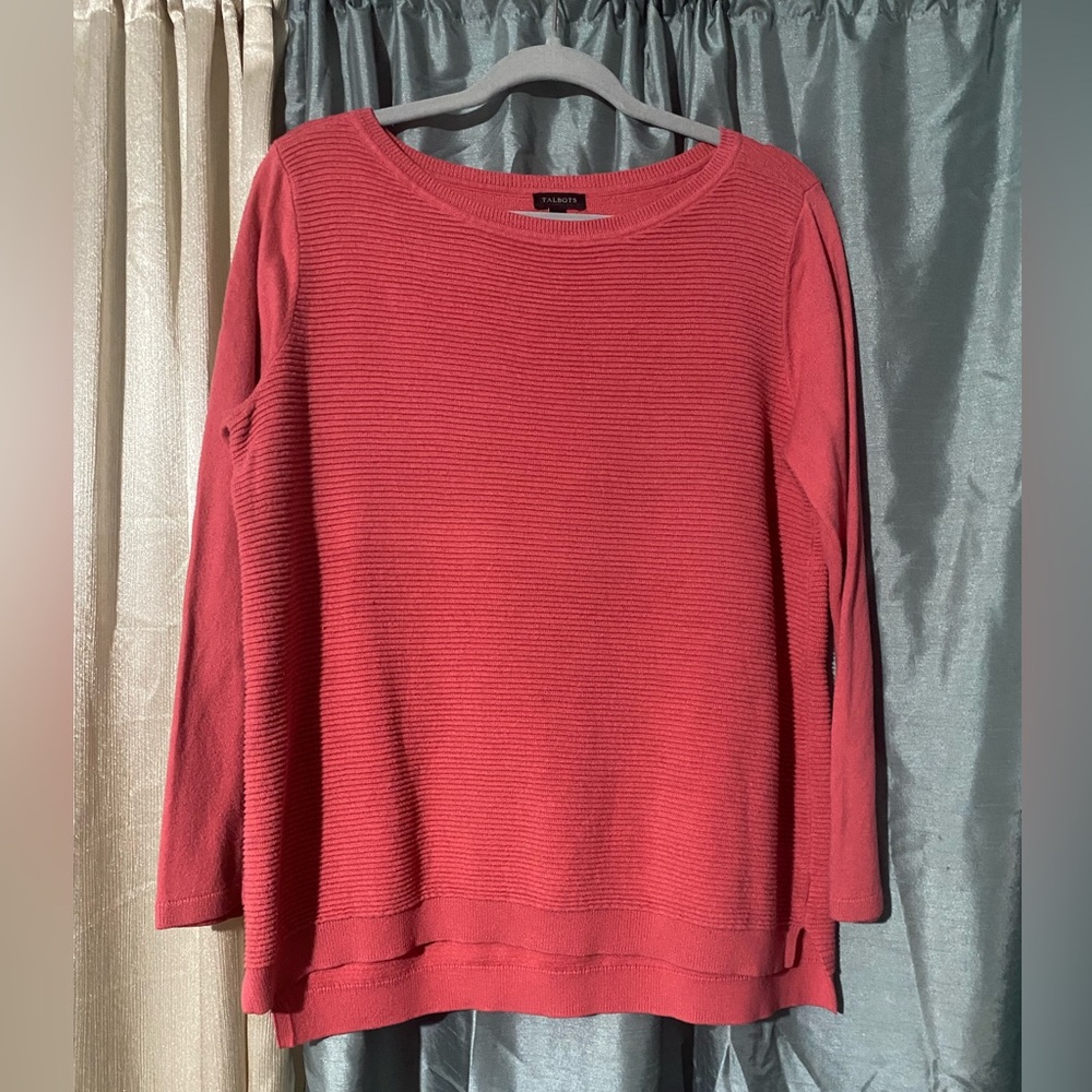 Talbots Pink Knit Sweater